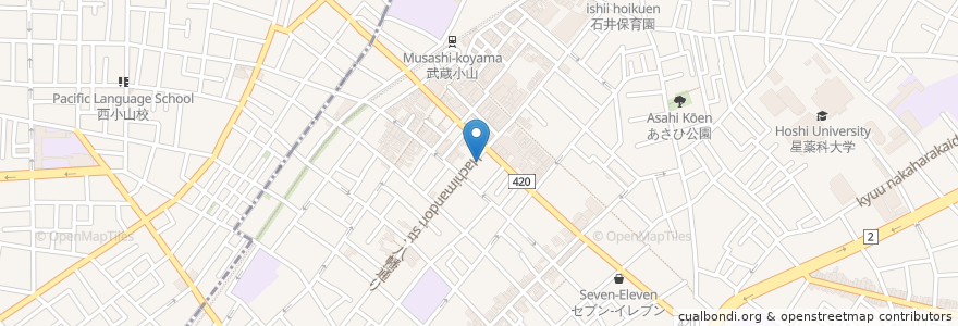 Mapa de ubicacion de すし屋の浜勢 en Japon, Tokyo, 品川区.