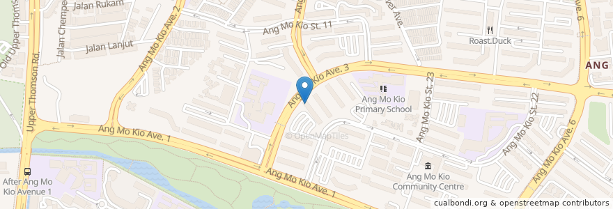Mapa de ubicacion de Boon Tong Kee en Singapore, Central.