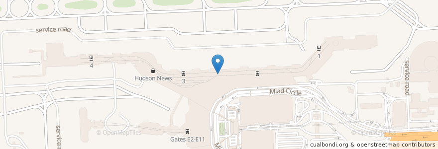 Mapa de ubicacion de Einstein Bros. Bagels en Amerika Syarikat, Florida, Miami-Dade County.