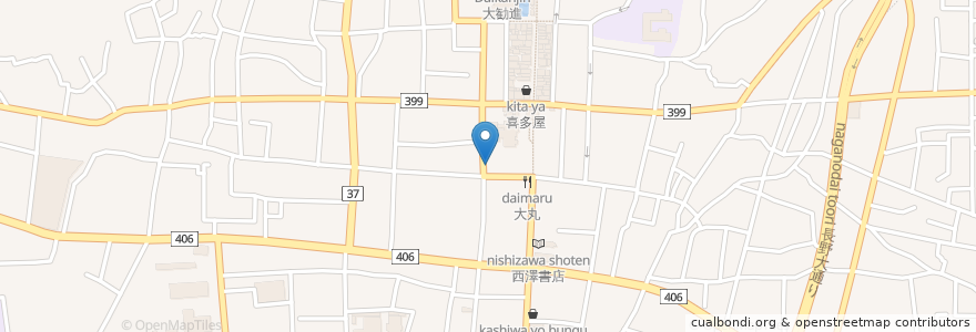Mapa de ubicacion de こまつや en Japón, Prefectura De Nagano, 長野市.