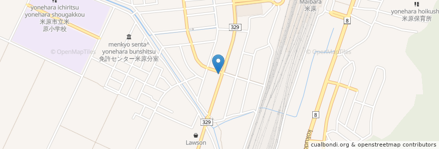 Mapa de ubicacion de 伊藤デンタルクリニック en 日本, 滋賀県, 米原市.