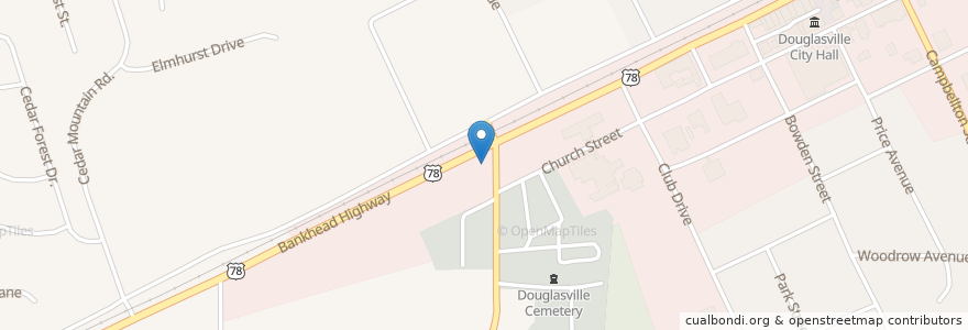 Mapa de ubicacion de LT Professional Handwash & Express en 美利坚合众国/美利堅合眾國, 喬治亞州, Douglas County, Douglasville.