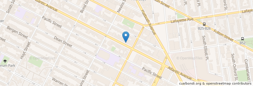 Mapa de ubicacion de Masala Grill en Stati Uniti D'America, New York, New York, Brooklyn.