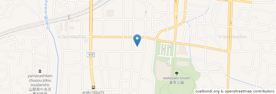 Mapa de ubicacion de 中御所保育園 en Япония, Нагано, 長野市.