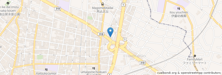 Mapa de ubicacion de まごめファミリー歯科 en Japan, 東京都, 大田区.