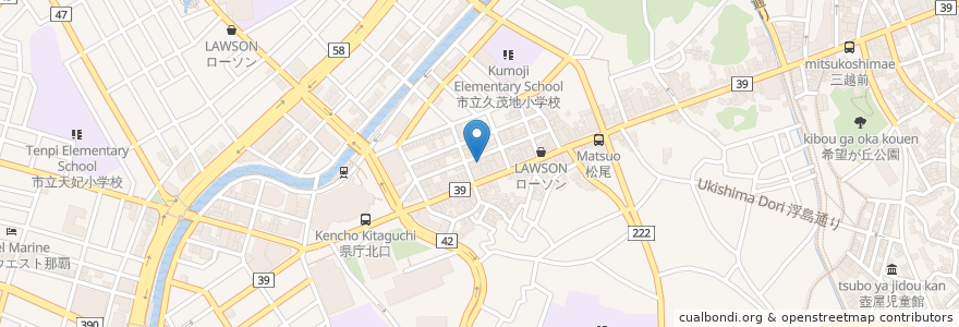 Mapa de ubicacion de ほっともっと久茂地3丁目店 en Japón, Prefectura De Okinawa, 那覇市.