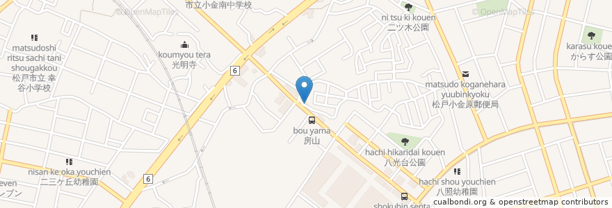 Mapa de ubicacion de バカみたいに愛してた en Japão, 千葉県, 松戸市.