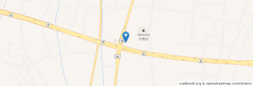 Mapa de ubicacion de 焼肉 蔵 en اليابان, 富山県, 富山市.