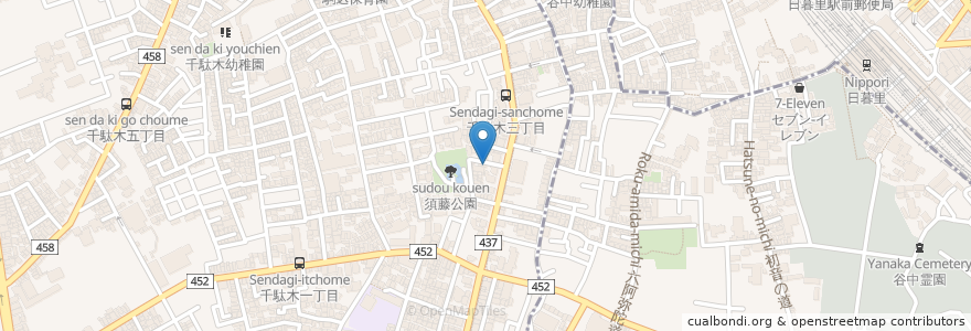 Mapa de ubicacion de 天外天 en Japão, Tóquio, 文京区.