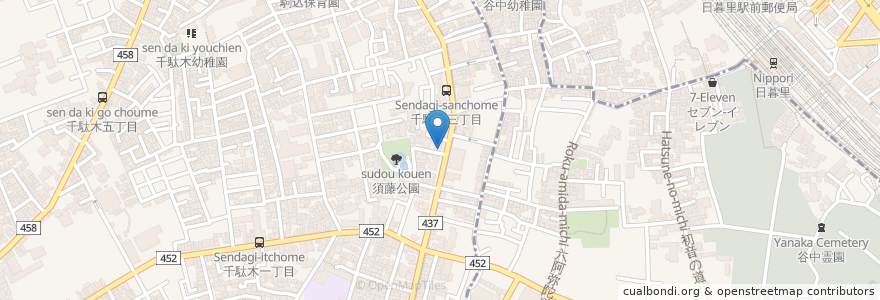Mapa de ubicacion de coffee&bar chi-zu en 日本, 东京都/東京都, 文京区.