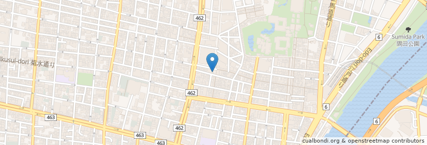 Mapa de ubicacion de マクドナルド en Japon, Tokyo, 台東区.