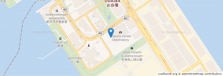 Mapa de ubicacion de タイムズテレコムセンター en Japan, Tokio, 江東区.