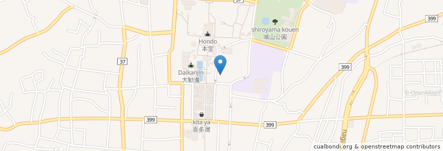 Mapa de ubicacion de 寛喜院 en 일본, 나가노현, 長野市.