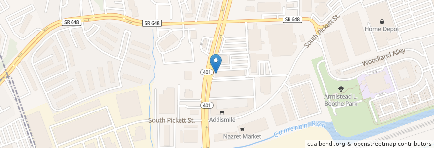 Mapa de ubicacion de Savio's Italian Restaurant en Stati Uniti D'America, Virginia, Alexandria.