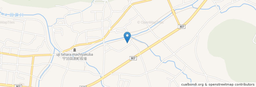 Mapa de ubicacion de 神田歯科診療所 en Japonya, 京都府, 綴喜郡, 宇治田原町.
