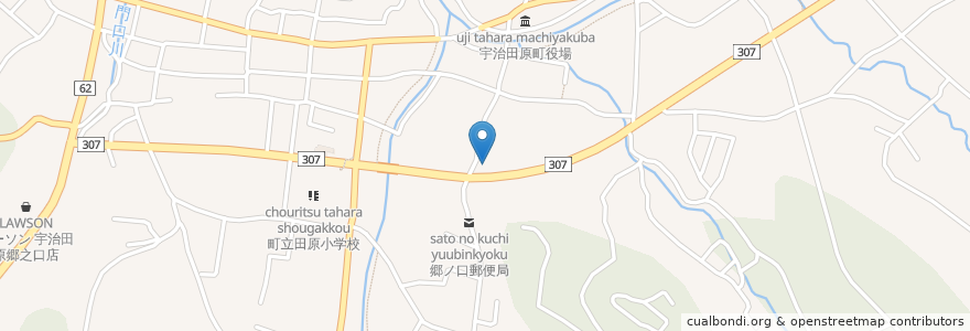Mapa de ubicacion de 天下一品 宇治田原店 en 日本, 京都府, 綴喜郡, 宇治田原町.