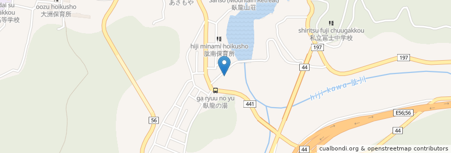 Mapa de ubicacion de 少彦名温泉;大洲;臥龍の湯 en اليابان, 愛媛県, 大洲市.