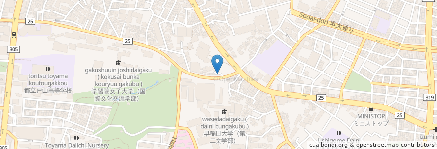 Mapa de ubicacion de タイムズカープラス en Japón, Tokio, Shinjuku.