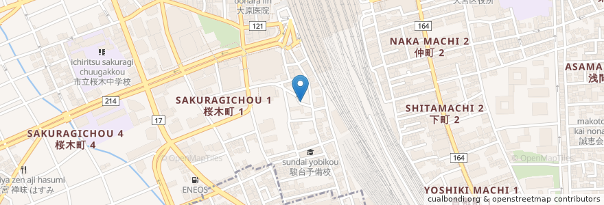 Mapa de ubicacion de 洋風ごはんα en Japão, 埼玉県, さいたま市, 大宮区.