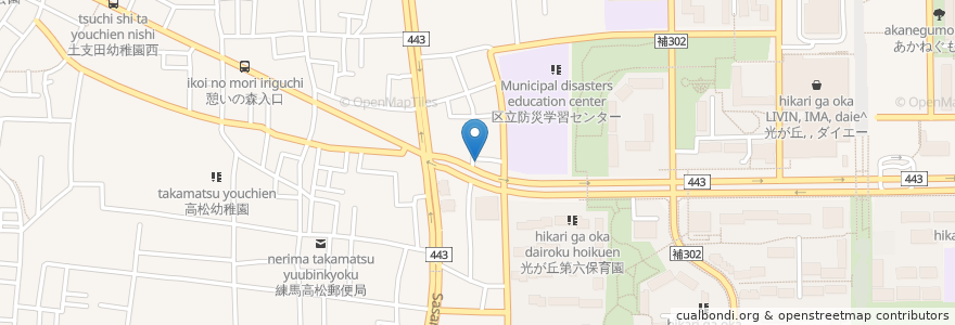Mapa de ubicacion de 焼肉 ふじ咲 en 日本, 東京都, 練馬区.
