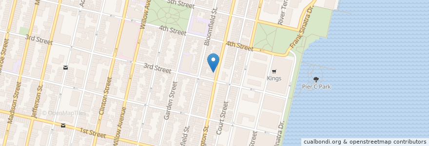 Mapa de ubicacion de Rice Shop en Verenigde Staten, New Jersey, Hudson County, Hoboken.