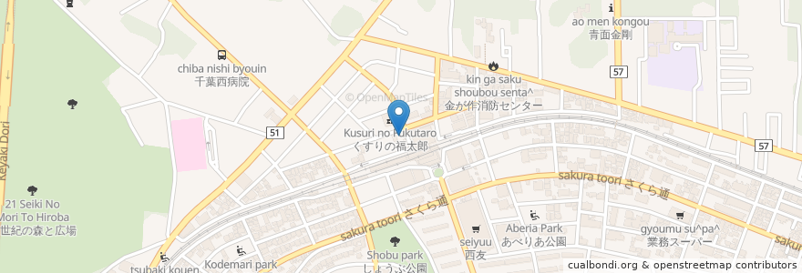 Mapa de ubicacion de 三井のりぱ en Япония, Тиба, 松戸市.