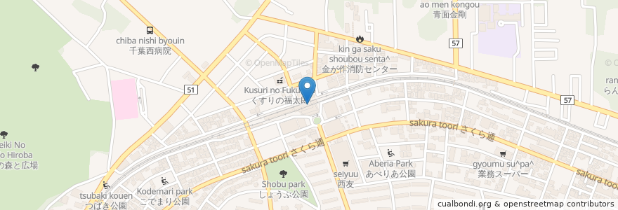 Mapa de ubicacion de Saint Etoile en Japão, 千葉県, 松戸市.