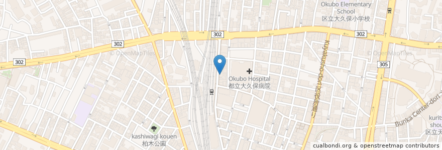 Mapa de ubicacion de 新宿永谷ホール en Japon, Tokyo, Shinjuku.