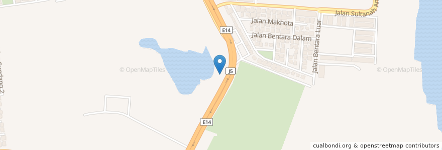 Mapa de ubicacion de Masjid Jamek Pasir Pelangi en مالزی, Iskandar Malaysia, Iskandar Malaysia, Johor Bahru, Johor Bahru.