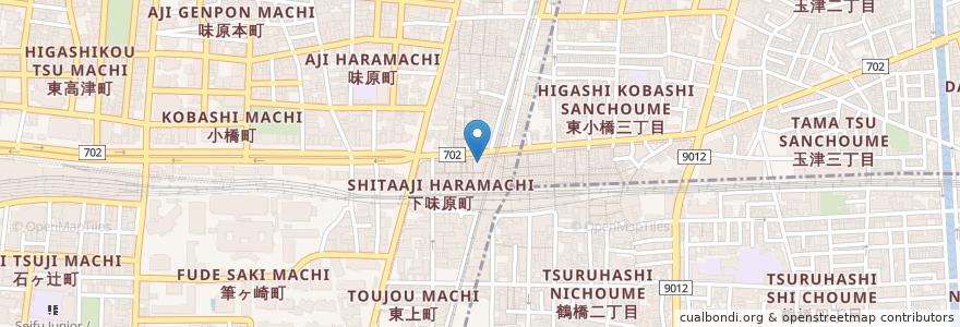 Mapa de ubicacion de マツモトキヨシ en Japon, Préfecture D'Osaka, 大阪市, 天王寺区.