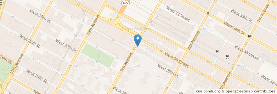 Mapa de ubicacion de Maggie Reilly's en 미국, 뉴욕, New York, New York County, Manhattan, Manhattan Community Board 4.