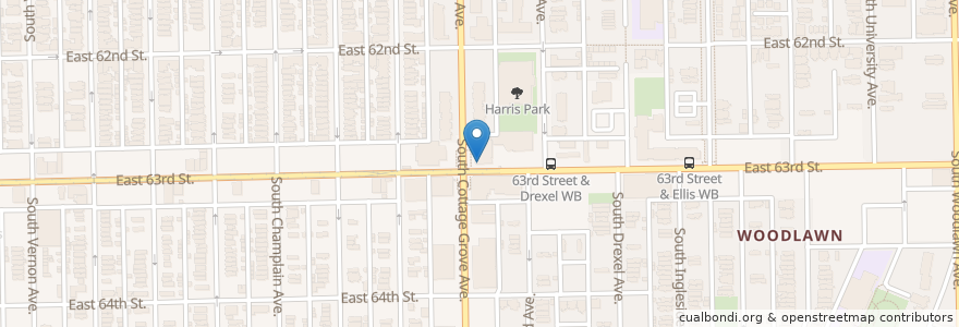 Mapa de ubicacion de Daley's Restaurant en 미국, 일리노이, 시카고.