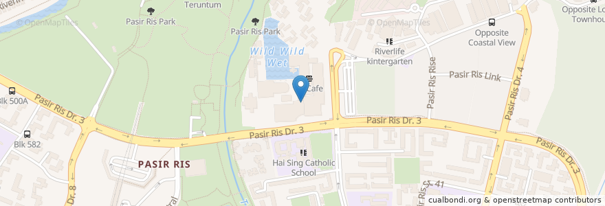 Mapa de ubicacion de Forest4 Darts Cafe en シンガポール, Northeast.