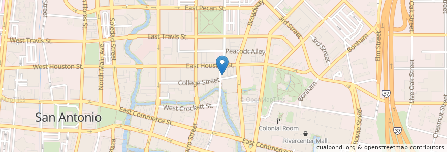 Mapa de ubicacion de The Local Bar en Stati Uniti D'America, Texas, Bexar County, San Antonio.