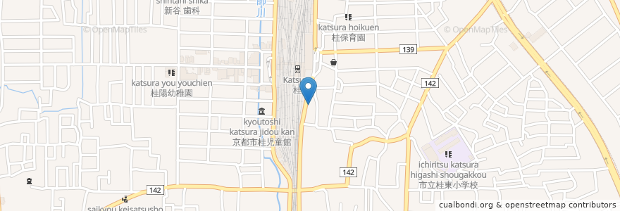 Mapa de ubicacion de 焼肉かずや en Japan, Präfektur Kyōto, 京都市, 西京区.