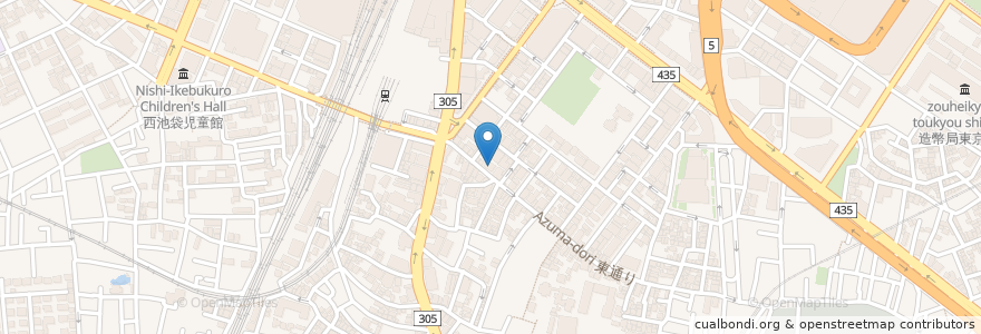Mapa de ubicacion de 東京福祉大学 8号館 en 日本, 東京都, 豊島区.
