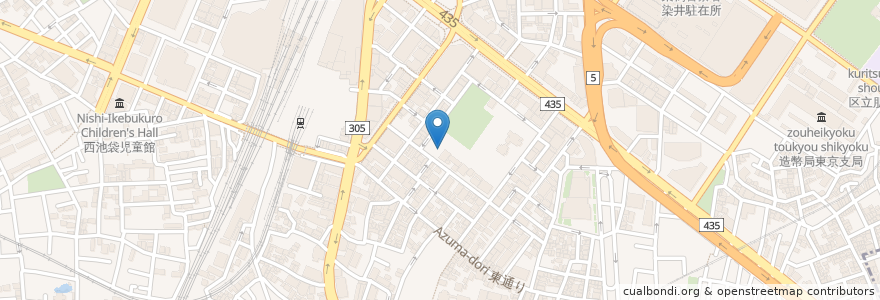 Mapa de ubicacion de 妙典寺 en Japan, 東京都, 豊島区.