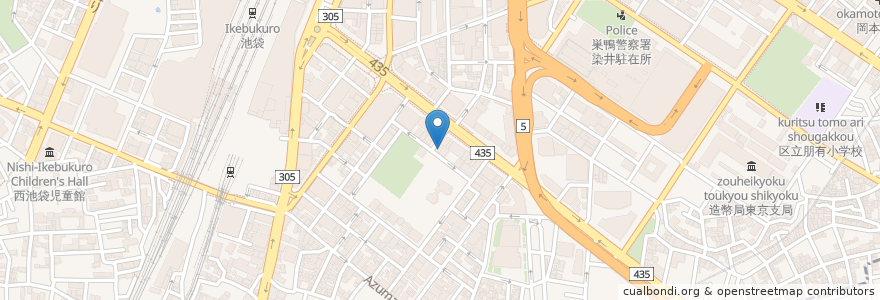 Mapa de ubicacion de 木村整形外科 en Japon, Tokyo, 豊島区.