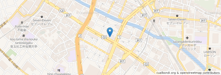 Mapa de ubicacion de Tazaemon en 日本, 東京都, 品川区.