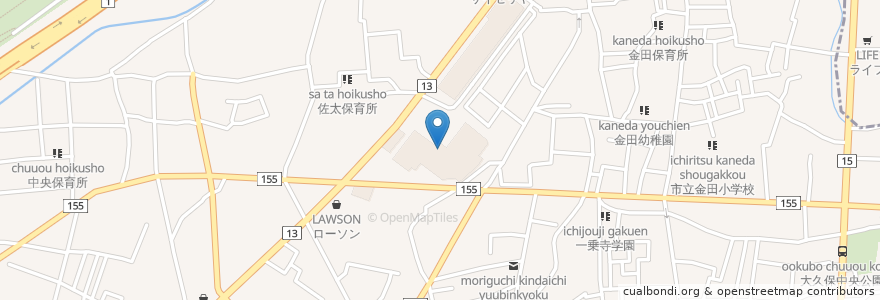 Mapa de ubicacion de ドラッグスギ en 日本, 大阪府, 守口市.