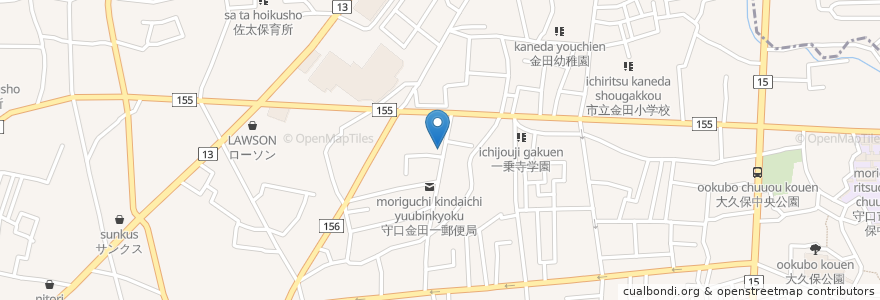 Mapa de ubicacion de 両替屋 en 日本, 大阪府, 守口市.