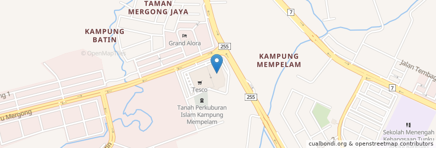 Mapa de ubicacion de Shine Shine en Malaysia, Kedah, Kota Setar.