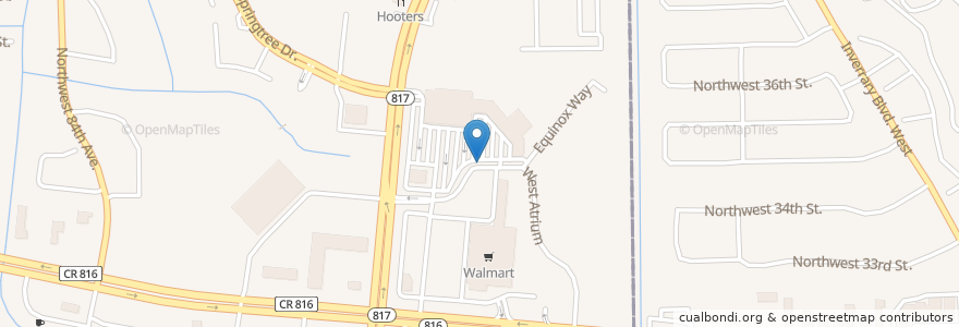 Mapa de ubicacion de Sunrise Town Center en アメリカ合衆国, フロリダ州, Broward County, Sunrise.