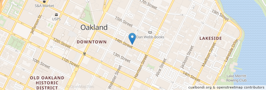 Mapa de ubicacion de La Chata Taqueria en Stati Uniti D'America, California, Contea Di Alameda, Oakland.