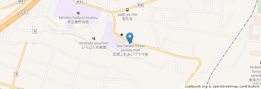 Mapa de ubicacion de 神奈川銀行 下大槻支店 en Giappone, Prefettura Di Kanagawa, 平塚市.