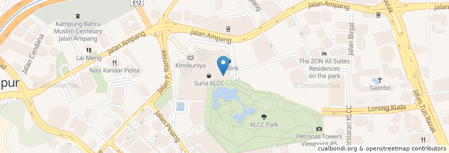 Mapa de ubicacion de Delirium café en Malaisie, Selangor, Kuala Lumpur.