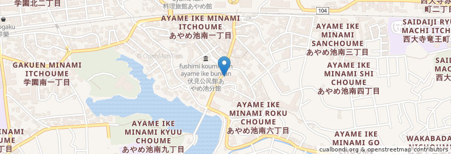 Mapa de ubicacion de あおき クリニック en ژاپن, 奈良県, 奈良市.