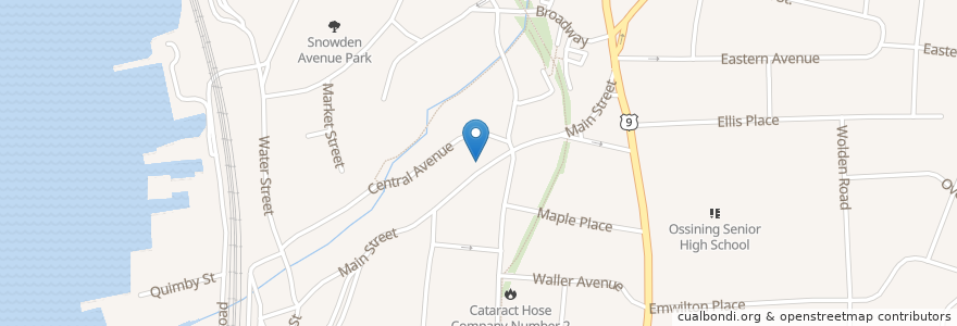 Mapa de ubicacion de Doca's en United States, New York, Westchester County, Town Of Ossining, Ossining.