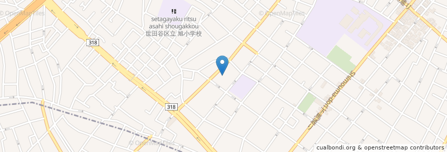 Mapa de ubicacion de 龍雲禅寺 en Japão, Tóquio, 目黒区, 世田谷区.