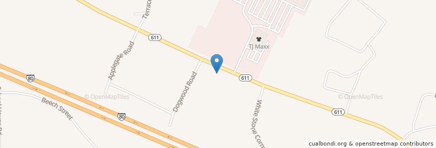 Mapa de ubicacion de Pipolo's Italian Eatery en 美利坚合众国/美利堅合眾國, 宾夕法尼亚 / 賓夕法尼亞州, Monroe County, Stroud Township.